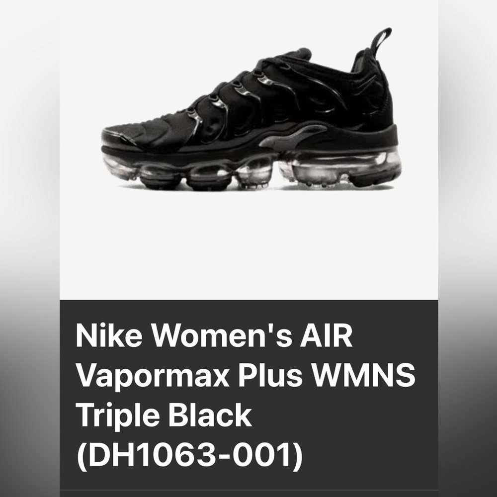Nike Women's Air Vapormax Plus Triple Black